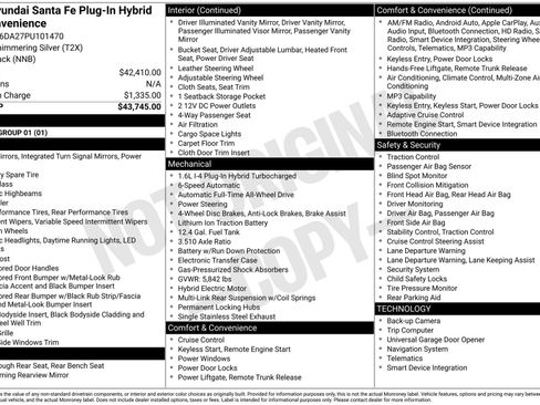 Used 2023 Hyundai Santa Fe SEL Convenience image 24