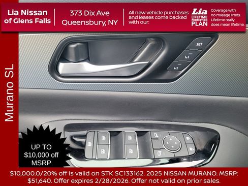 New 2025 Nissan Murano SL w/ Cargo Package image 13