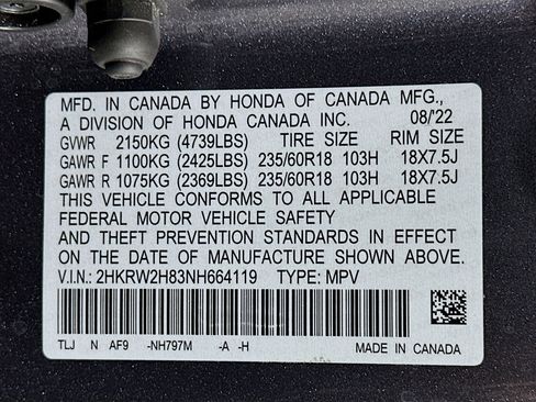 Used 2022 Honda CR-V EX-L image 12