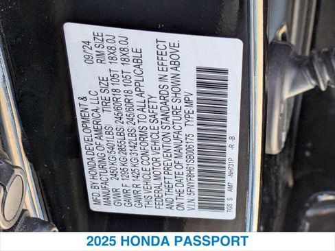 Certified 2025 Honda Passport TrailSport image 26