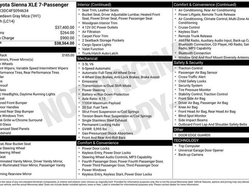 Used 2015 Toyota Sienna XLE AWD/4WD image 37
