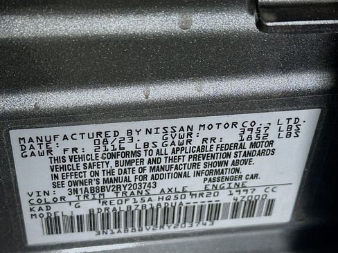 Used 2024 Nissan Sentra S image 12