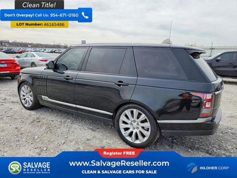 Used 2014 Land Rover Range Rover Long Wheelbase Supercharged image 3