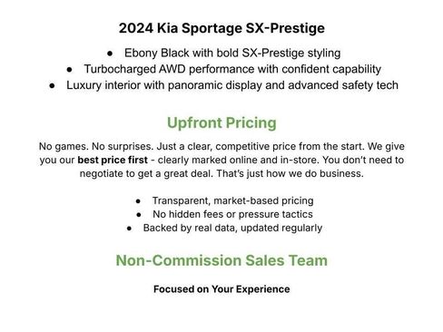 Used 2024 Kia Sportage SX AWD/4WD image 3