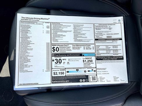 New 2025 BMW 430i Convertible w/ M Sport Package image 22