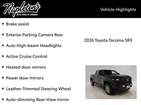 New 2026 Toyota Tacoma SR5 image 16