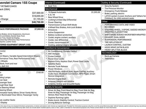 Used 2021 Chevrolet Camaro SS image 4