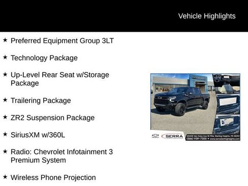 Used 2023 Chevrolet Silverado 1500 ZR2 w/ Technology Package AWD/4WD image 4