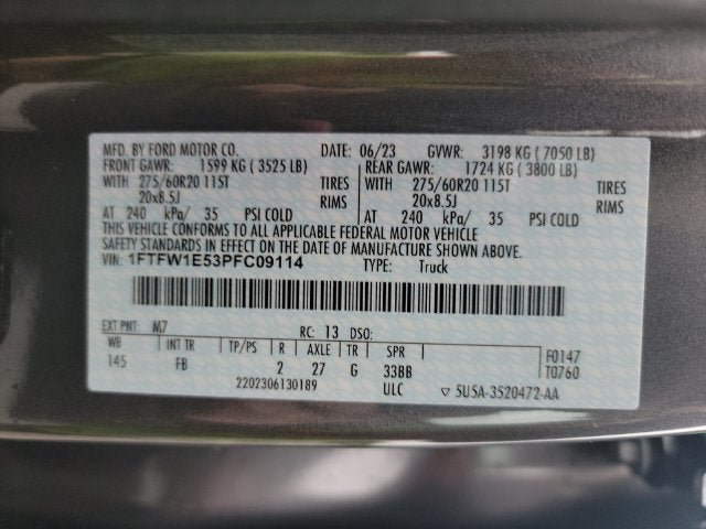 Used 2023 Ford F150 XLT w/ Equipment Group 302A High AWD/4WD image 26