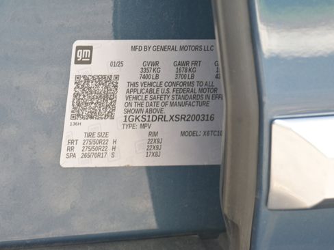 Used 2025 GMC Yukon Denali w/ Sun & Power Step Package RWD image 41