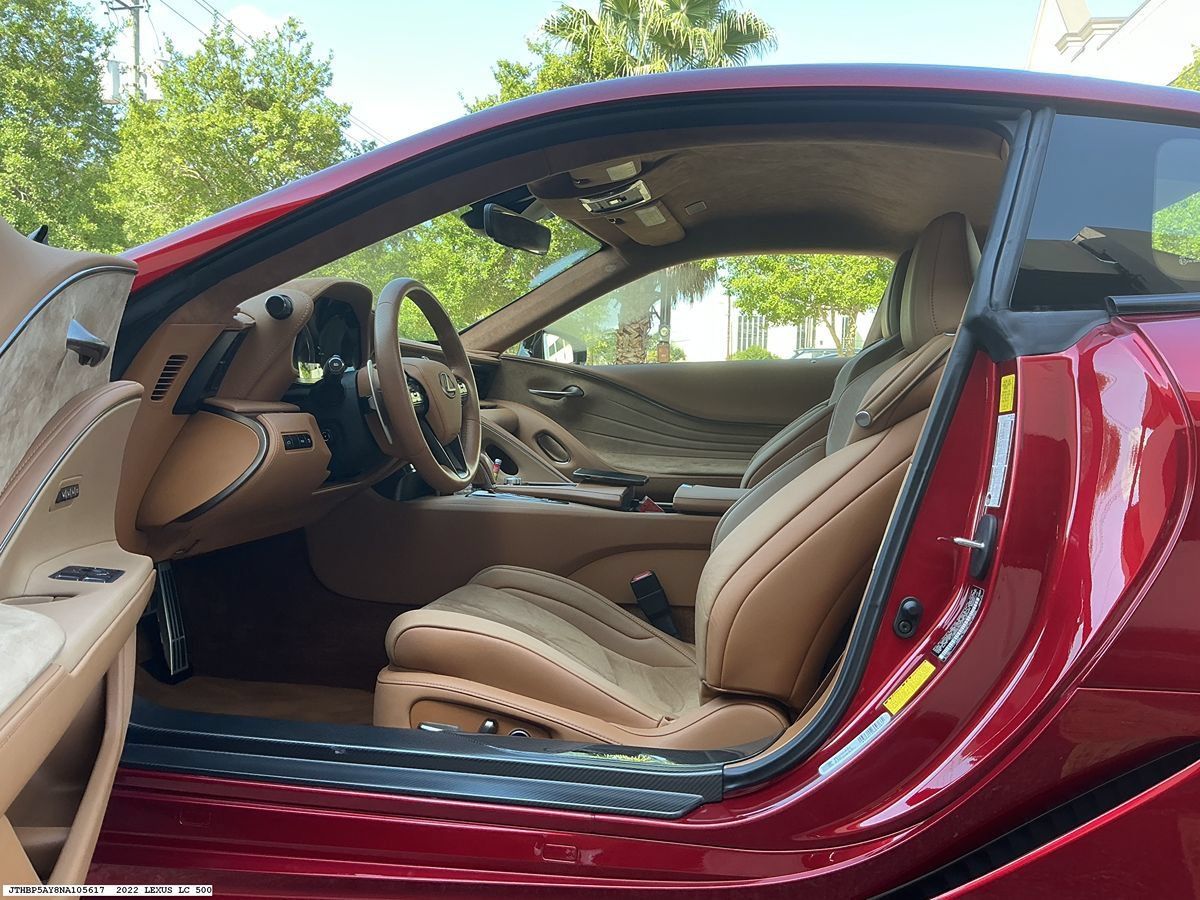 Used 2022 Lexus LC 500 Coupe w/ Dynamic Handling Package RWD image 8