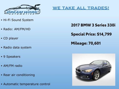 Used 2017 BMW 330i Sedan image 2