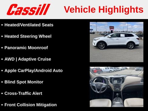 Used 2017 Hyundai Santa Fe SE w/ SE Ultimate Tech Package 03 image 7