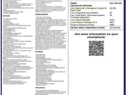 Used 2019 Subaru Legacy 3.6R Limited w/ Popular Package #2A image 3