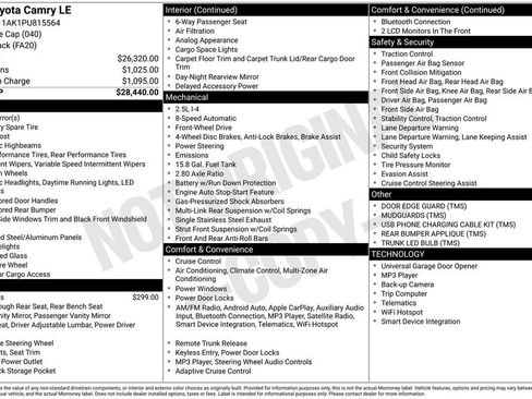 Used 2023 Toyota Camry LE image 17