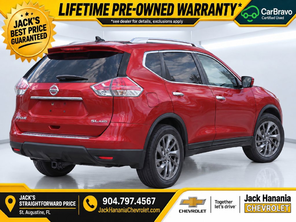 Used 2016 Nissan Rogue SL w/ SL Premium Package AWD/4WD image 7