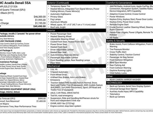 Used 2020 GMC Acadia Denali image 2