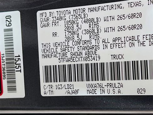 New 2026 Toyota Tundra Limited image 26