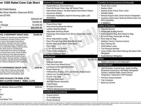Used 2021 RAM 1500 Rebel w/ Rebel Level 2 Equipment Group image 6
