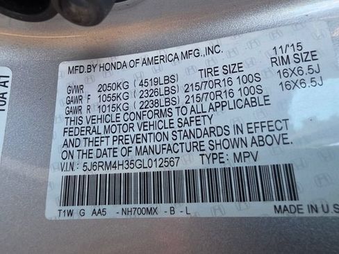 Used 2016 Honda CR-V LX image 35