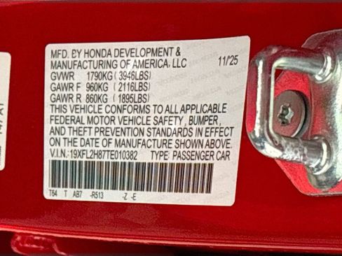 New 2026 Honda Civic Sport image 24