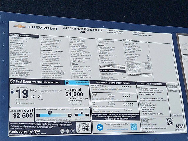 New 2026 Chevrolet Silverado 1500 RST w/ RST Select Package RWD image 17