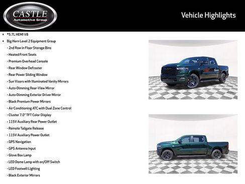 New 2026 RAM 1500 Big Horn AWD/4WD image 3
