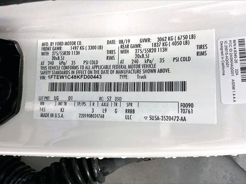 Used 2019 Ford F150 King Ranch w/ Equipment Group 601A Luxury image 8