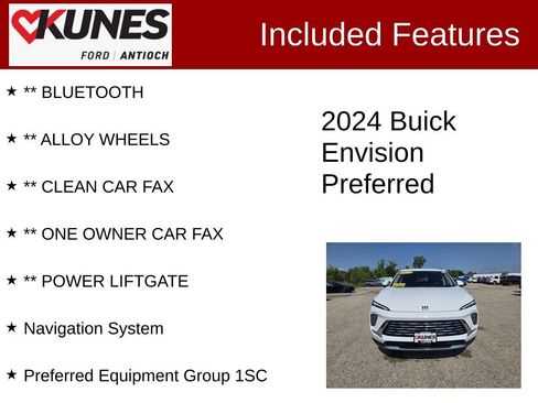 Used 2024 Buick Envision Preferred AWD/4WD image 4