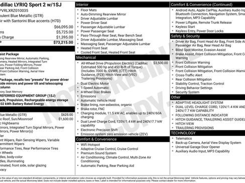 Certified 2024 Cadillac Lyriq Sport AWD/4WD image 43