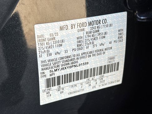 Certified 2023 Lincoln Aviator Grand Touring w/ Equipment Group 301A image 29