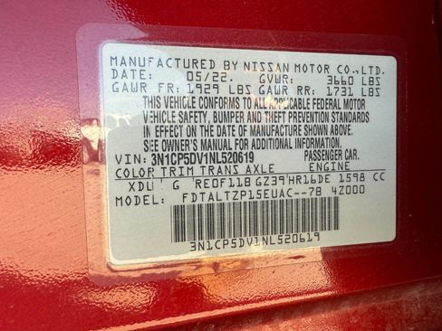 Used 2022 Nissan Kicks SR w/ Interior Electronics Package image 40