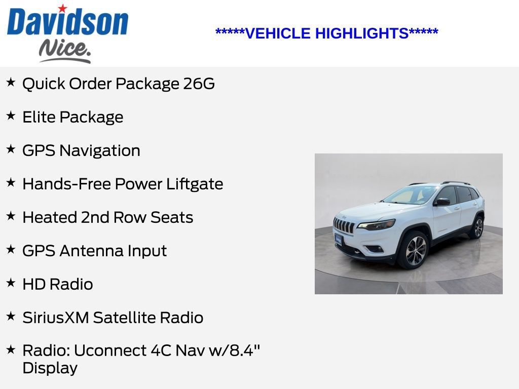 Used 2022 Jeep Cherokee Limited w/ Elite Package AWD/4WD image 5
