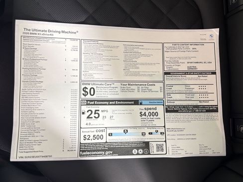 New 2026 BMW X5 xDrive40i w/ M Sport Package image 20