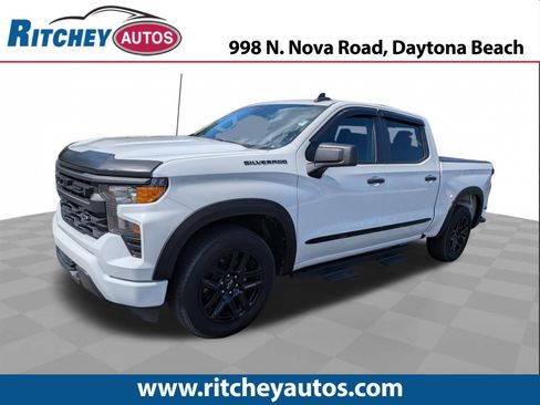 Certified 2023 Chevrolet Silverado 1500 Custom w/ LPO, Dark Essentials Package RWD image 1