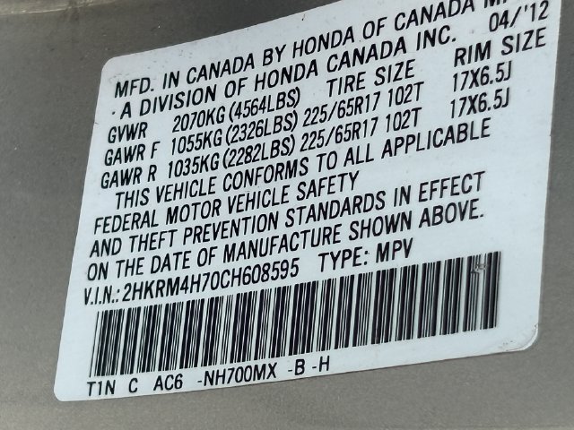 Used 2012 Honda CR-V EX-L image 35