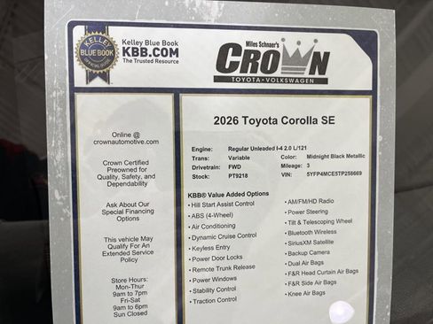 Used 2026 Toyota Corolla SE image 40