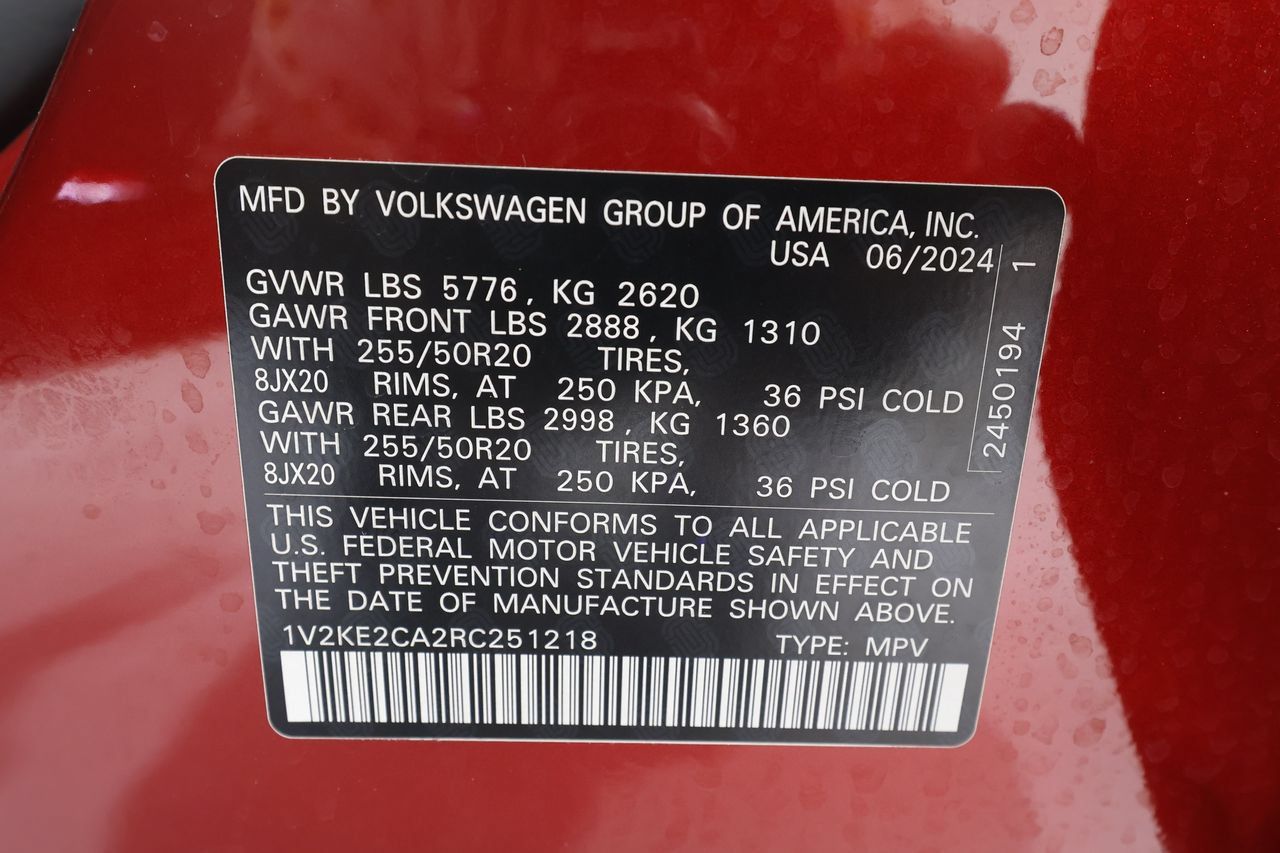 Used 2024 Volkswagen Atlas Cross Sport SE AWD/4WD image 30