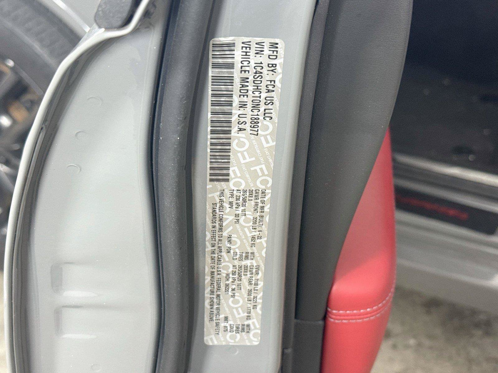Used 2022 Dodge Durango R/T RWD image 21