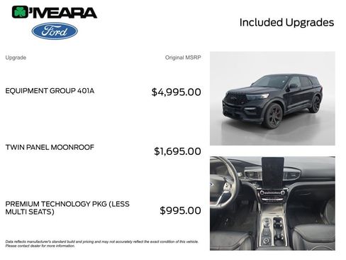 Used 2022 Ford Explorer ST w/ Equipment Group 401A image 4