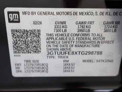 New 2026 GMC Sierra 1500 AT4X w/ LPO, Black Badging Package AWD/4WD image 30