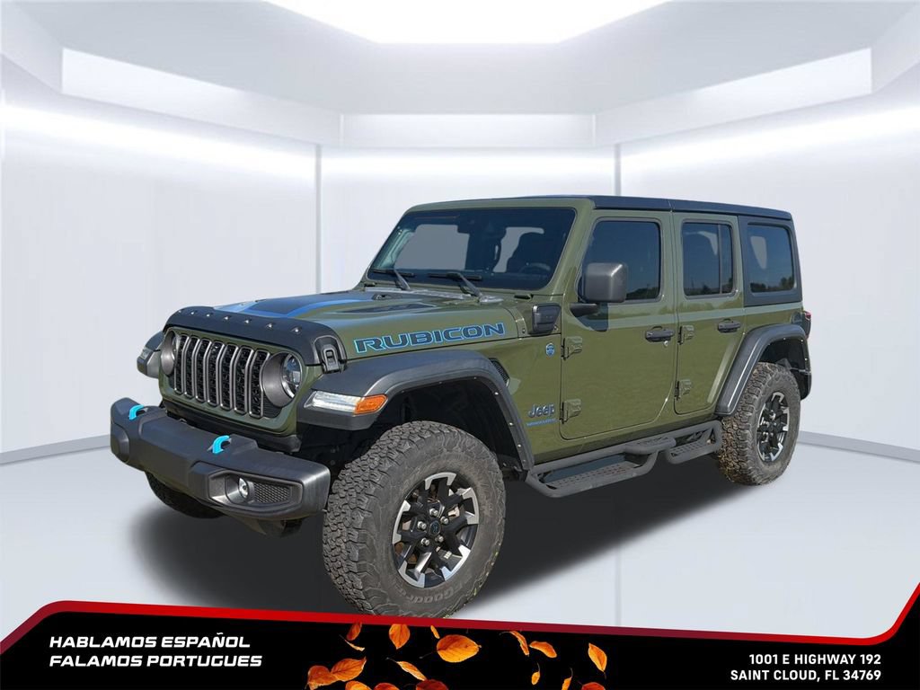 Used 2024 Jeep Wrangler Unlimited Rubicon 4xe w/ Technology Group AWD/4WD image 2