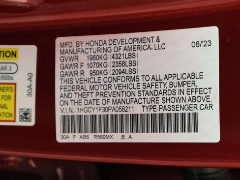 Used 2023 Honda Accord EX image 48