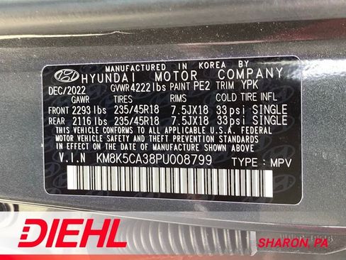 Used 2023 Hyundai Kona Limited AWD/4WD image 10