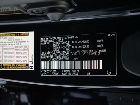 Used 2026 Lexus LX 700h Luxury AWD/4WD image 39