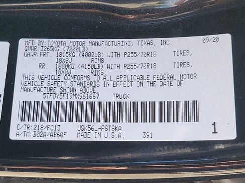 Used 2021 Toyota Tundra SR5 AWD/4WD image 17