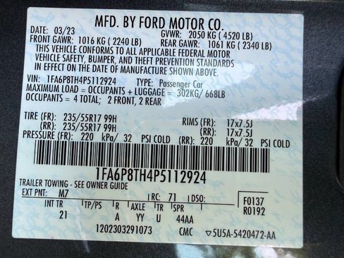 Used 2023 Ford Mustang Coupe RWD image 44