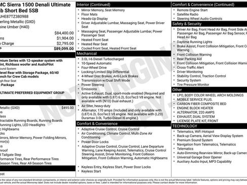 New 2026 GMC Sierra 1500 Denali Ultimate AWD/4WD image 16