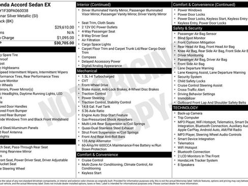 Used 2023 Honda Accord EX image 24