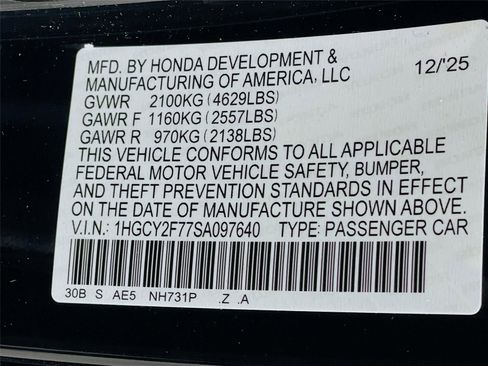 New 2025 Honda Accord Sport image 24